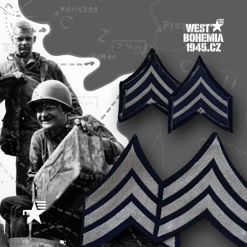 Originální rukávové hodnostní označení SERGEANT